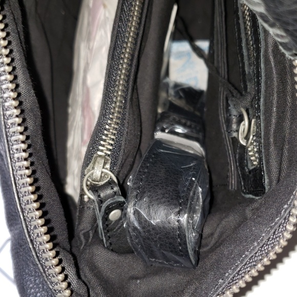 Liebeskind Berlin New ESTHER Stud Leather Satchel Shoulder HandBag Bag BLACK🎉HP - Picture 7 of 12